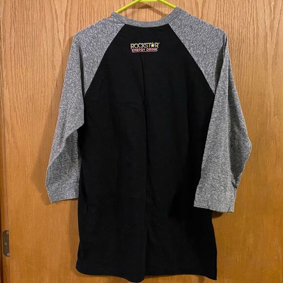 🌺3 for $30🌺Rockstar 3/4 Sleeve T-shirt, size M. (S75) - Picture 2 of 5